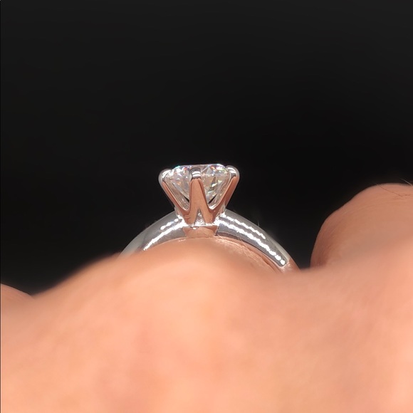 Moissanite ring set with certificate - Picture 8 of 17